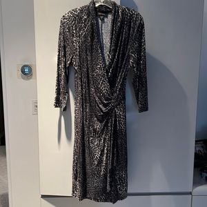 Karen Kane Jersey knit faux wrap dress